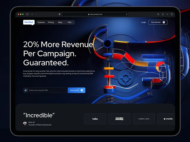 Bizfolio work project created by the ultimate expert nextjs developer - hire expert nextjs developer